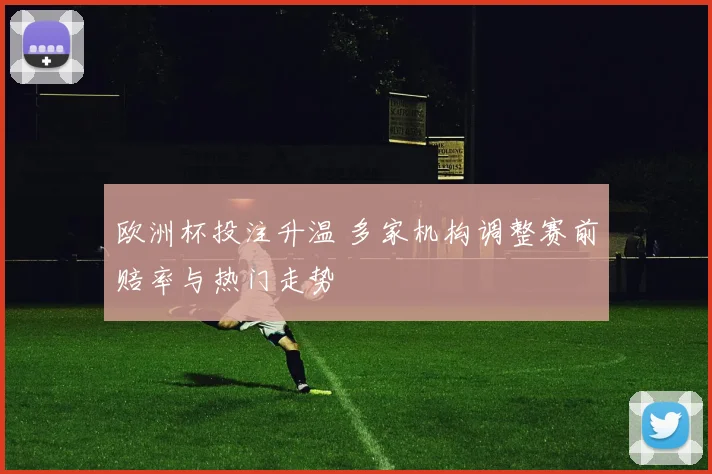 欧洲杯投注升温 多家机构调整赛前赔率与热门走势